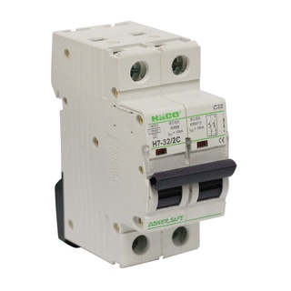 HACO เบรกเกอร์ MCB BREAKER มาตรฐาน IEC60898-1995 ป้องกันไฟเกิน รุ่น H7-32/2C.