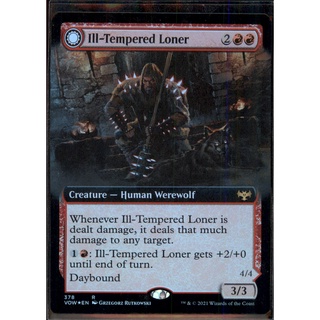 Innistrad: Crimson Vow Variants: Ill-Tempered Loner mtg magic the rathering 271221