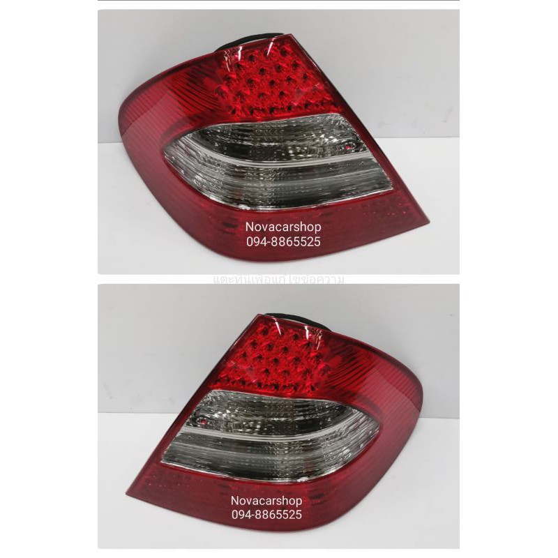 ไฟท้าย​ ไฟท้าย​แต่ง​ MERCEDES​ BENZ​ W211​ 2003-2009 LED​ SMOKE​-RED (1คู่)