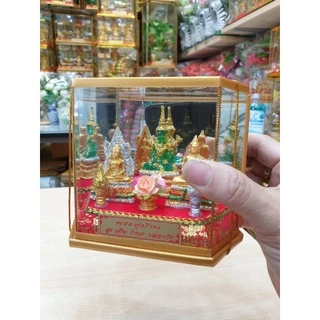 ตู้พระคู่บ้าน1" ตู้มงคลกระจก ชินราช พระแก้ว โสธร