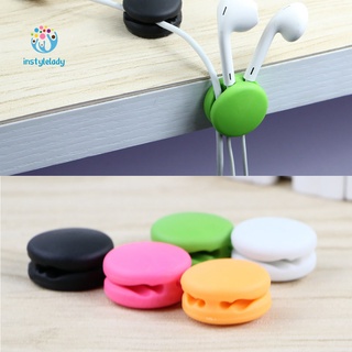 ✌Iy Self-adhesive Cable Clip Desk Organizer Wire Cord Lead USB Charger Holder