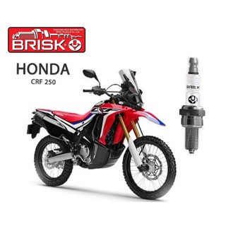 หัวเทียน BRISK PREMIUM ZS ไร้เขี้ยว แกนเงิน HONDA CRF 150 / CRF 250 Spark Plug (SZ01RA) เฉพาะน้ำมันเบนซิน 95 Made in EU