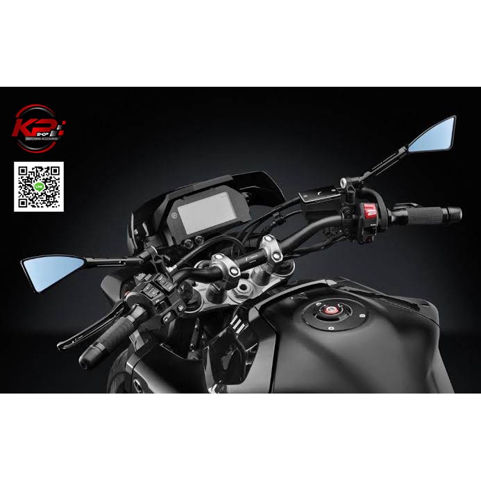 แฮนด์ rizoma แท้ ทรงสูง MA009B (แฮนด์อ้วน)