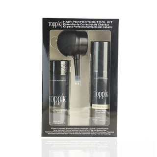 3in1Toppik Hair Building Fiber ผงไฟเบอร์ปิดผมบาง 27.5g.สินค้าผลิตใหม่+สเปรย์+หัวพ่น = 3ชิ้น #banana