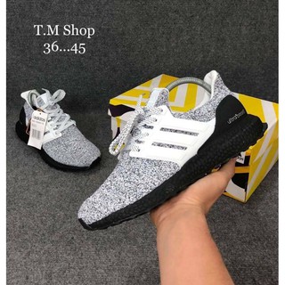 รองเท้่าผ้าใบอดิดาส รองเท้าวิ่งAdidas Ultra Boost Grey-Black Size 36-45 (New)