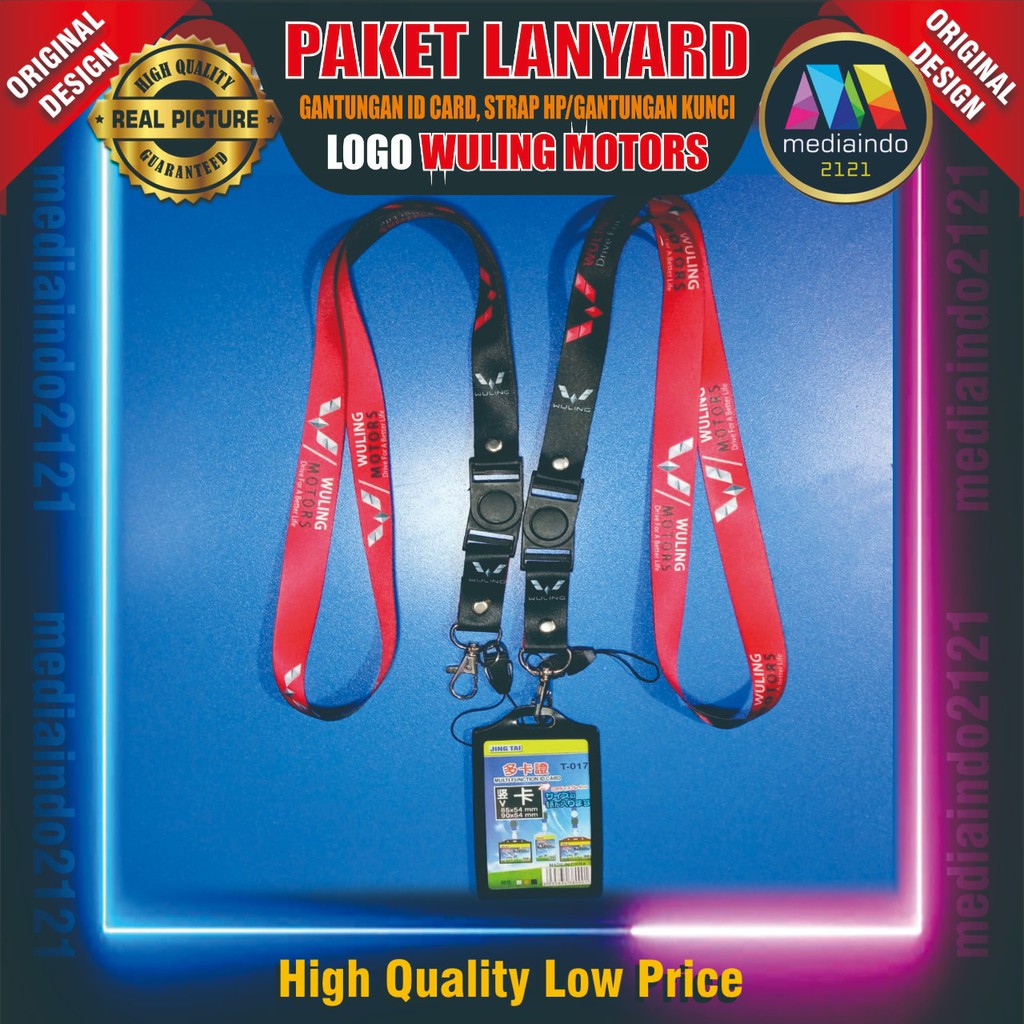 WULING MOTORS Lanyard, ID, HP/Flashdisk Digital Printing (เฉพาะเชือก)
