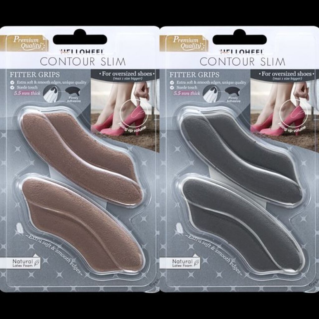 HelloHeel แผ่นกันรองเท้ากัด ขอบโค้งมน หนาพิเศษ สำหรับรองเท้าหลวม รุ่น GCF-MGR
