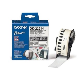 DK-22214 Brother ฉลากกาวแบบต่อเนื่อง 12 mm x 30.48 m - ของแท้