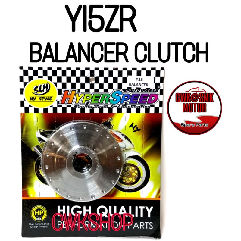 Y15ZR/Y16 BALANCER CLUTCH - HYPER SPEED (Y16=0.35KG/Y15=0.4KG)
