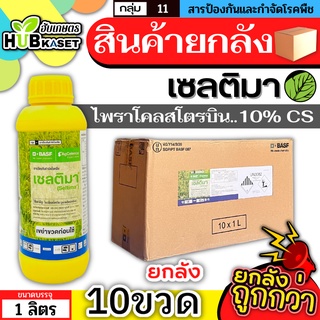 💥💥 สินค้ายกลัง 💥💥 เซลติมา 1ลิตร*10ขวด (ไพราโคลสโตรบิน) ป้องกันเชื้อราเมล็ดด่างในนาข้าว