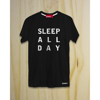 เสื้อยืด Sleep All Day สีดำ แบรนด์ VERz x DONt