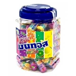 เมนทอส มินิ เรนโบว์ ขนาด 10กรัม 50แท่ง MINI MENTOS RAINBOW CANDY