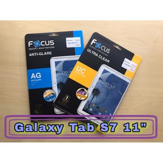 ฟิล์มกันรอย Samsung Galaxy Tab S7 11" แบบใส / แบบด้าน(ขุ่น) ยี่ห้อ โฟกัส Focus ของแท้100% ( Galaxt TabS7 11นิ้ว)