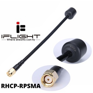 Iflight เสาอากาศรับสัญญาณ FPV 2dBi RHCP RP-SMA MX15-RPSMA 5.8G 15 ซม.