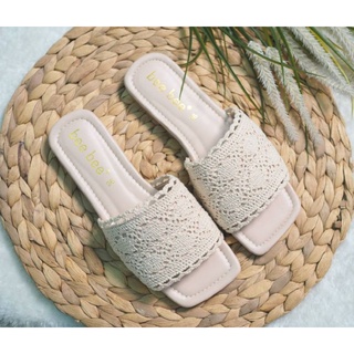 🎀รหัสสินค้า B6 รองเท้าแตะสวมโคเช เก๋ๆ มินิมอล พื้นกันลื่นอย่างดี🧸