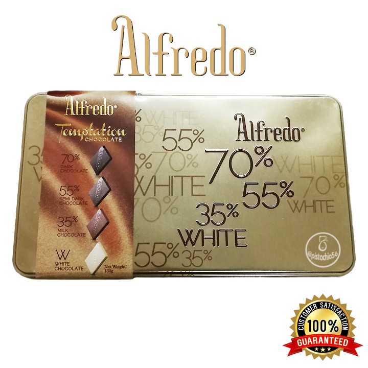 ดาร์กช็อกโกแลต หลากรส อัลเฟรโด Alfredo Temptation Chocolate