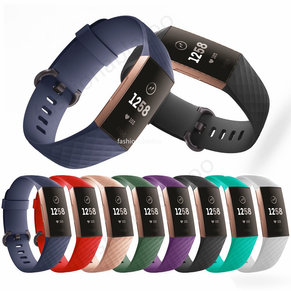 สายนาฬิกาข้อมือซิลิโคน TPU แบบนิ่ม สําหรับ Fitbit Charge 2 charge2 Band