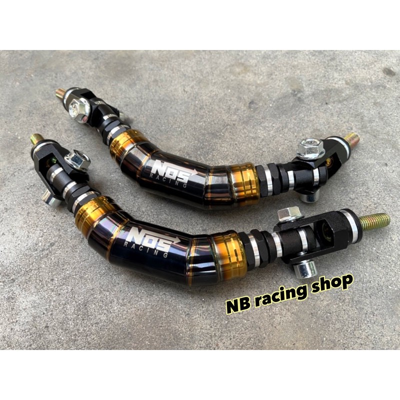 มือโหน ไทเท มือจับ ไทเท NOS RACING รุ่นใหม่ งานไดร์อย่างดี