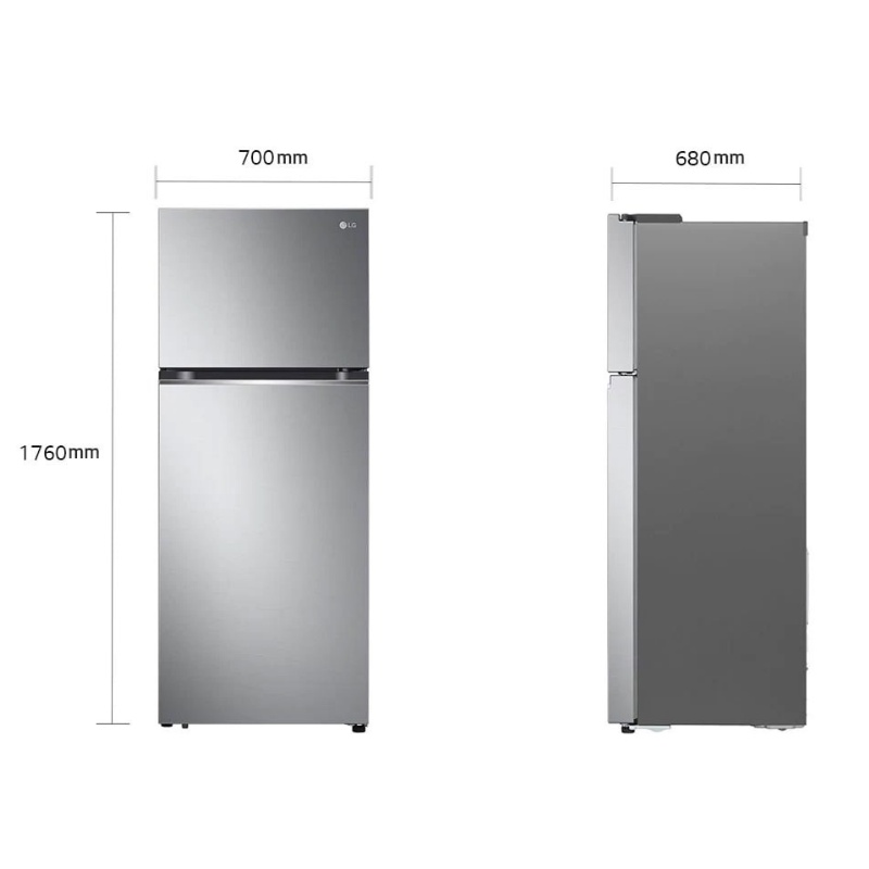 ตู้เย็น LG 2 ประตู Inverter รุ่น GN-B392PLGK ขนาด 14 Q (รับประกันนาน 10 ปี)