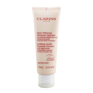 Clarins - คลีนเซอร์โฟมทําความสะอาดผิวหน้า สูตรอ่อนโยน ด้วยสมุนไพรอัลไพน์