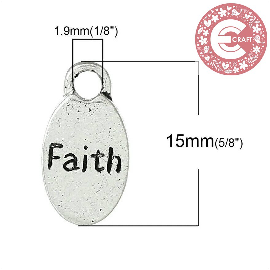 6 ชิ้น WORDS TAG CHARM BRACELET MATERIAL