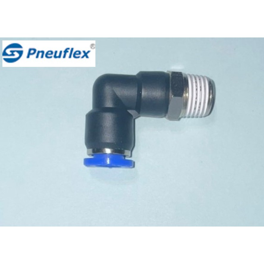 ข้อต่องอ-Pneuflex brand-Fush in fitting male elbow