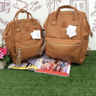 กระเป๋าเป้ Anello polyurethane leather rucksack