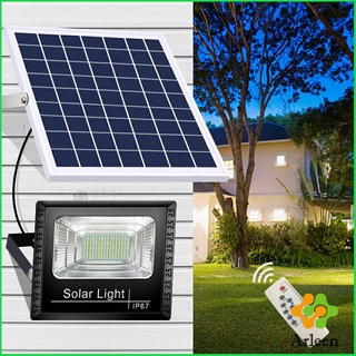 Arleen ไฟถนนเซ็นเซอร์แสงอาทิตย์ LED โคมไฟโซล่าเซล กำลังไฟฟ้า 10W Solar sensor light