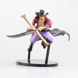 โมเดล ของเล่น Juracule Mihawk ONE PIECE วันพีช แดรคูล มิฮอว์ค  ขวัญของเล่นทำมือ ตกแต่งโต๊ะSummit War of Marineford