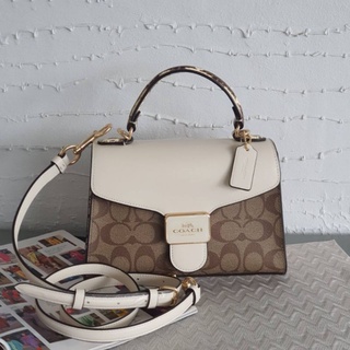 COACH PEPPER SATCHEL IN SIGNATURE CANVAS