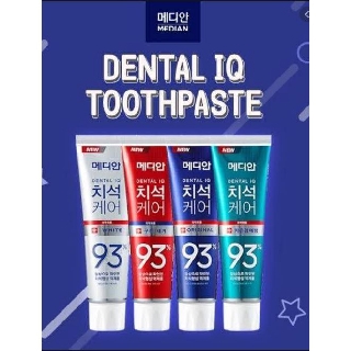 [พร้อมส่ง] แท้ 💯% ยาสีฟันเกาหลี MEDIAN DENTAL IQ Tartar Care toothpaste 93% 120 g