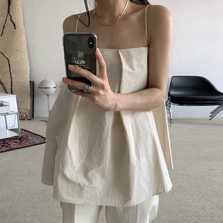 [พร้อมส่ง] 💕เสื้อสายเดี่ยวผ้าฝ้าย