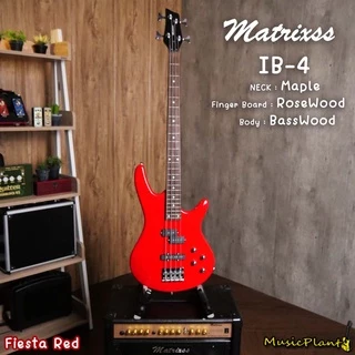 Matrixss Bass เบส เบสไฟฟ้า 4 สาย รุ่น IB-4 พร้อมอุปกรณ์