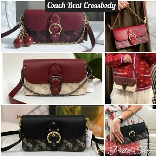 (แท้💯%!!) COACH BEAT CROSSBODY CLUTCH WITH HORSE AND CARRIAGE PRINT