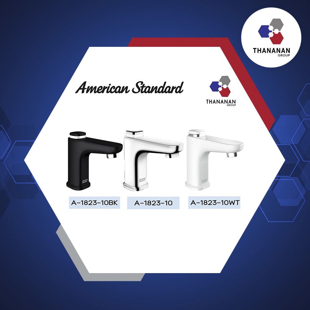 ก๊อกอ่างล้างหน้า AMERICAN STANDARD (A-1823-10WT) สีขาว,(A-1823-10BK) สีดำ,(A-1823-10) สีโครเมี่ยม
