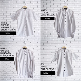 Pure White Oxford Shirt เสื้อเชิ้ตสีขาว