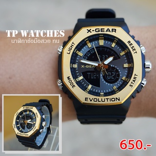 นาฬิกาผู้ชาย X-Gear ขอบเหล็ก กันน้ำ 100% TPM161-166