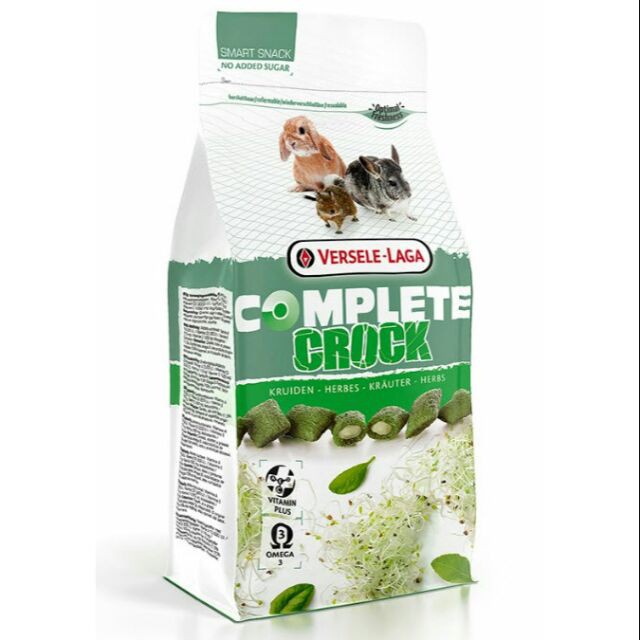 [จัดส่ง ที่รวดเร็ว  ] Crock Herb Complete Snack Food Pets,50g. ขนสัตว์เลี้ยง,50กรัม