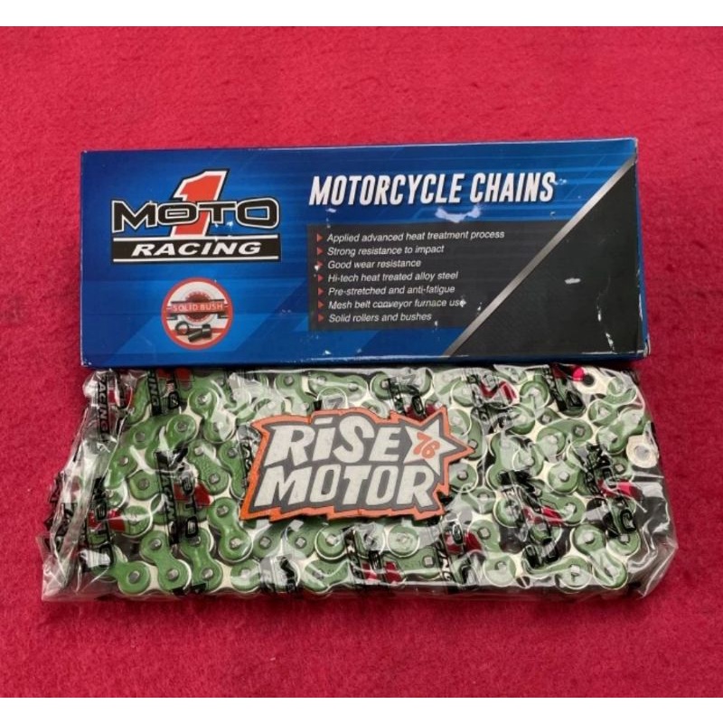 HIJAU โซ่ Moto 1 415 x 126 สีเขียว