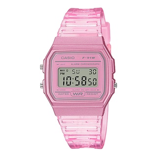 ✅ ของแท้ทั้งร้าน || นาฬิกาผู้หญิง โปร่งแสง || CASIO รุ่น F91WS-4 น่ารักมาก