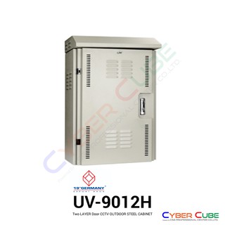 LINK UV-9012H CCTV Two LAYER Door CCTV OUTDOOR STEEL CABINET ( W46.8 x D26.6 x H68 cm ) IP54 [ INTERLINK ]