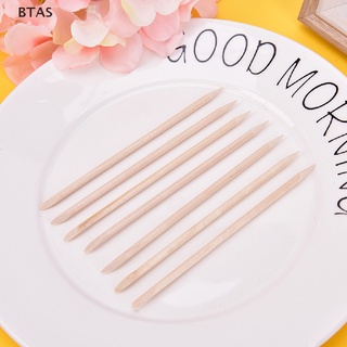 Bt แท่งไม้ สีส้ม สําหรับกําจัดหนังกําพร้าเล็บ 100 ชิ้น