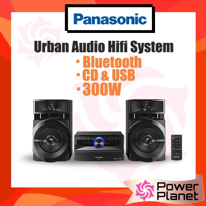 Panasonic Urban Audio Hifi System SC-UX100GSXK บลูทูธ CD & USB 300W SC-UX100 SCUX100