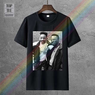 เสื้อยืดผ้าฝ้ายพิมพ์ลายแฟชั่น ขายดี เสื้อยืดลําลอง แขนสั้น พิมพ์ลาย est Jazzy Jeff And Will Smith Fresh Prince Photo Des