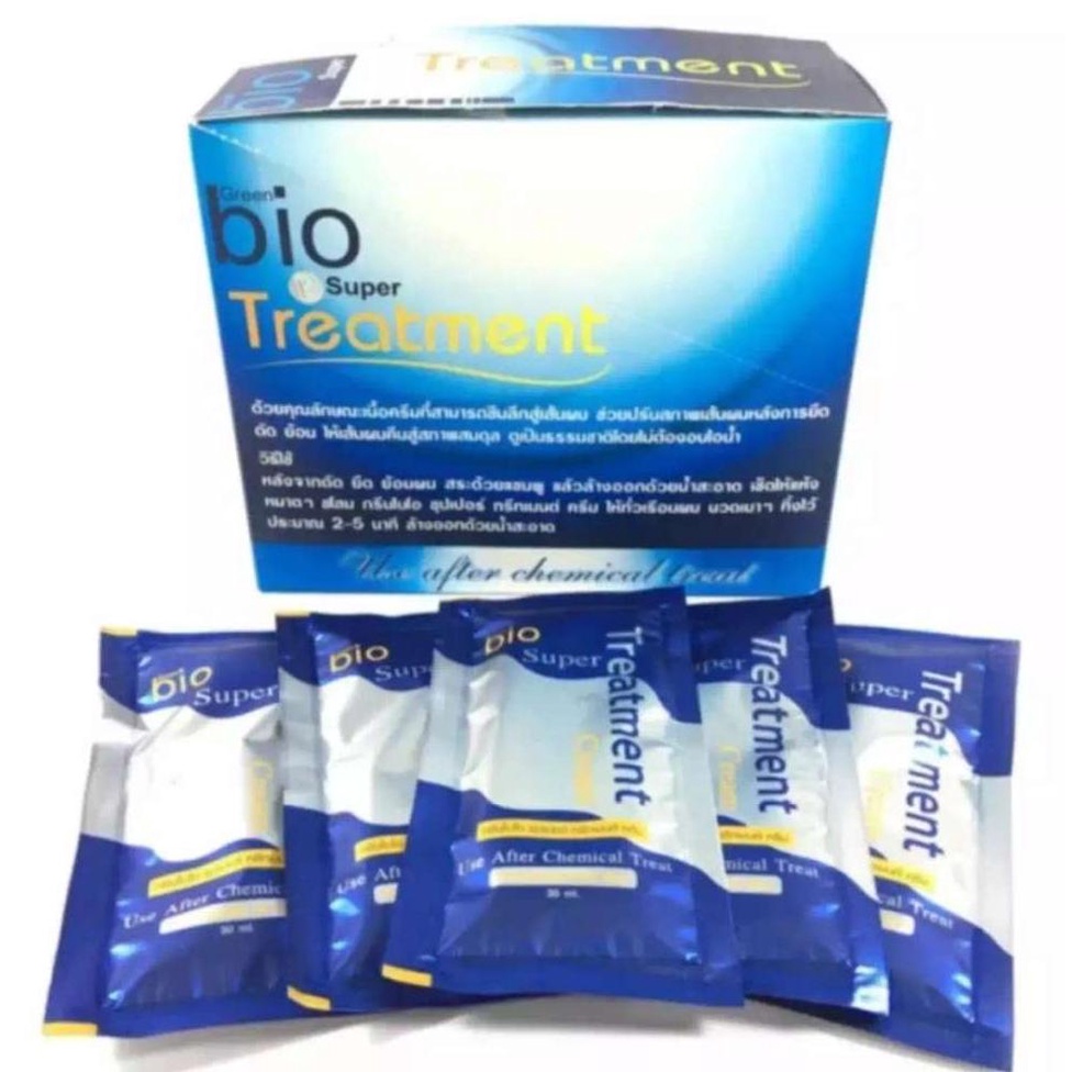ไบโอทรีทเม้นท์ 1 กล่อง 24 ซอง สีฟ้า 1กล่อง 24ซอง Bio treatment ราคา ถูกที่สุด ดีลบีเคเค แกลเลอรีภาพที่ 2