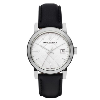 Burberry Womens Watch Black Leather Strap BU9106