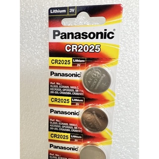 ราคา1ก้อน แบตเตอรี่ Panasonic CR2025 ของแท้  พร้อมส่งที่ไทย