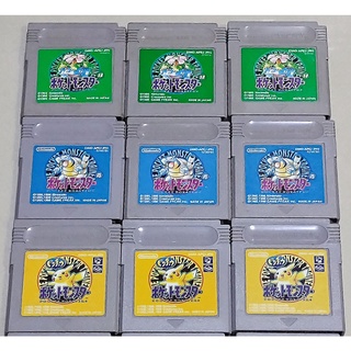 Gameboy Pokemon ตลับเกมบอยแท้ เกมโปเกมอน Japan  เซฟได้ปกติ+จัดส่งฟรี