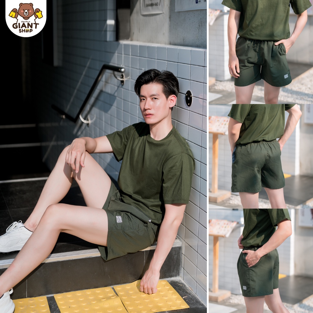 GIANTSHOP กางเกง BRNG BRNG ขาสั้น 35 สี (BG) - รูปที่ 4