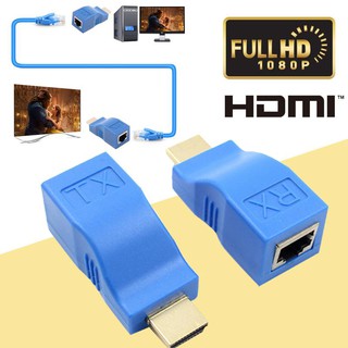 หัวต่อสำหรับ ทำสายแลนให้เป็นสาย HDMI เพื่อให้สะดวกในการเดินสาย และประหยัดค่าใช้จ่าย มี 2 ชิ้นต้นสายและปลายสาย